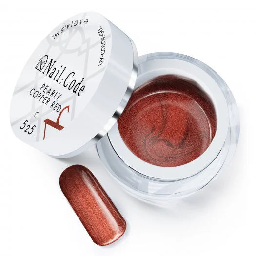 C525 Pearly Copper Red – UV/LED Color Gel