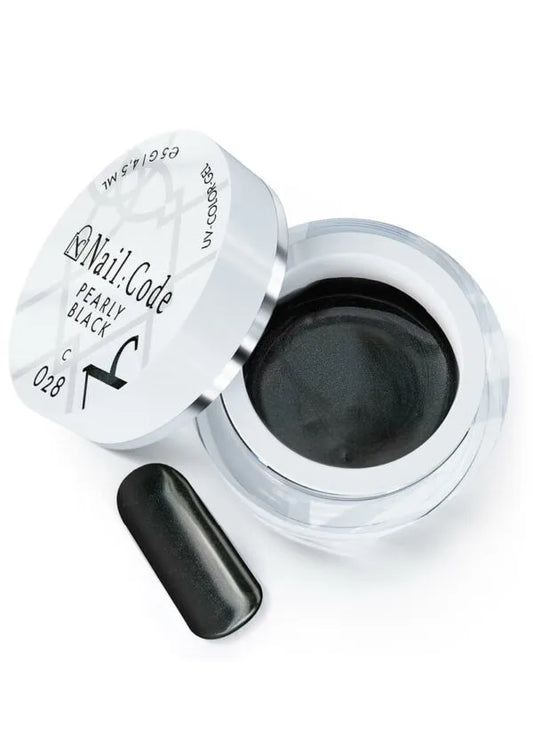 C028 Pearly Black – UV/LED Color Gel